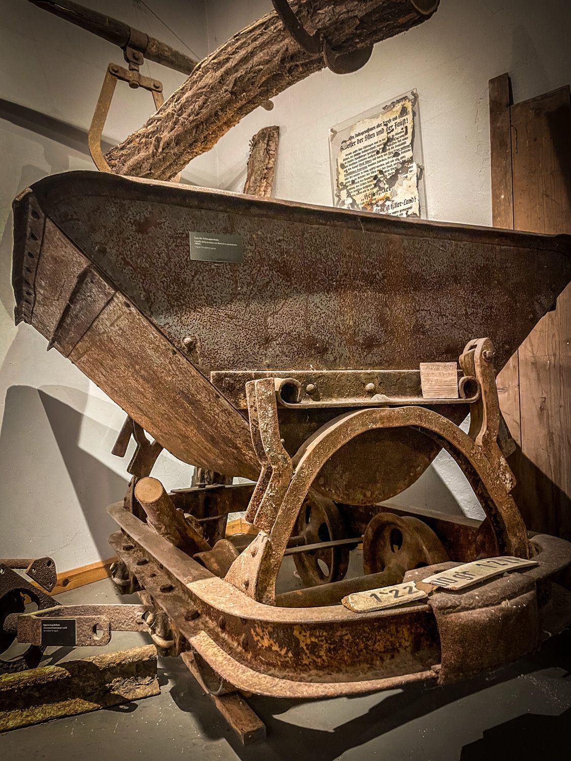 Stollenlore aus der Porzellansandgrube am Walpersberg