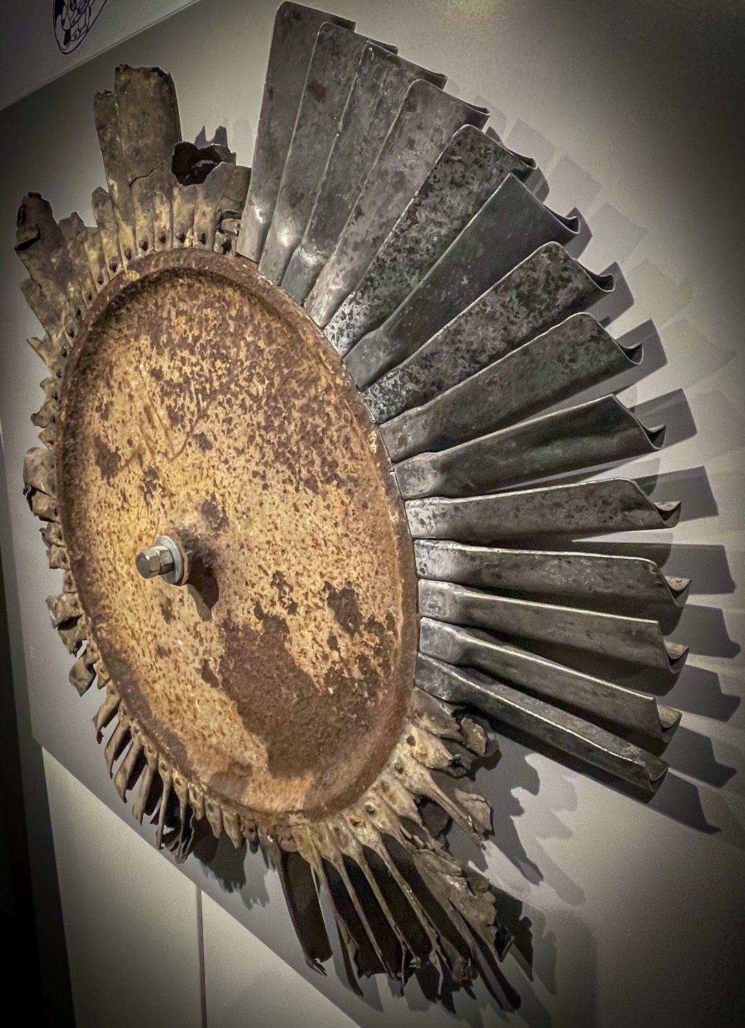 Turbinenrad des Strahltriebwerks Jumo 004